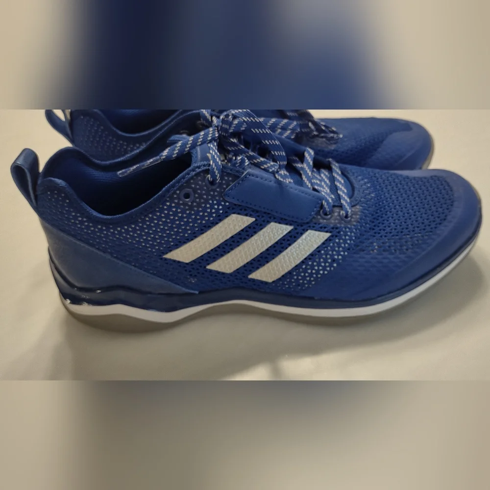 NWOT Adidas Men's Blue Speed Trainer Shoes